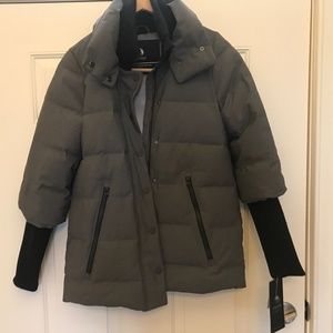 MPG XS gray down filled jacket
